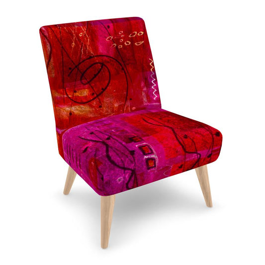 Scarlet Reign Occasional Chair