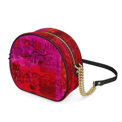 Scarlet Reign Round Box Bag