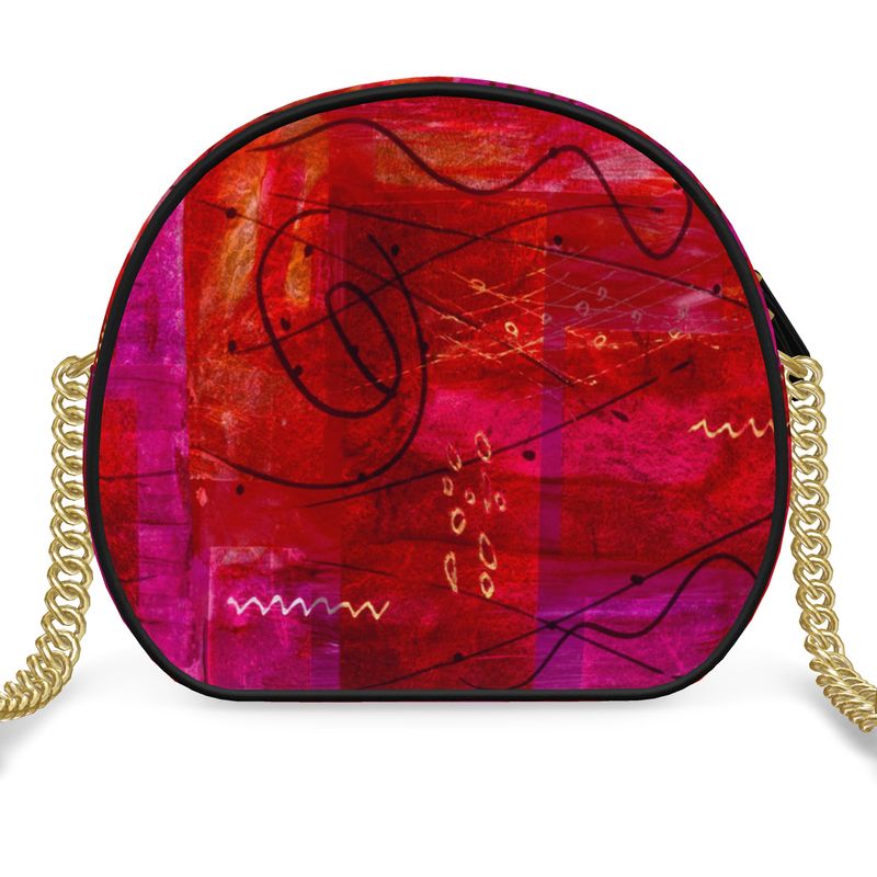 Scarlet Reign Round Box Bag