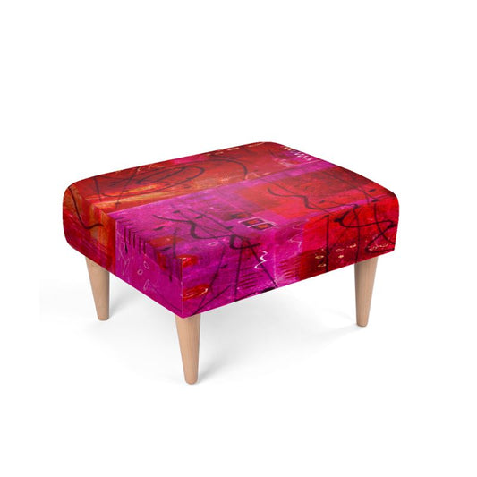 Scarlet Reign Footstool