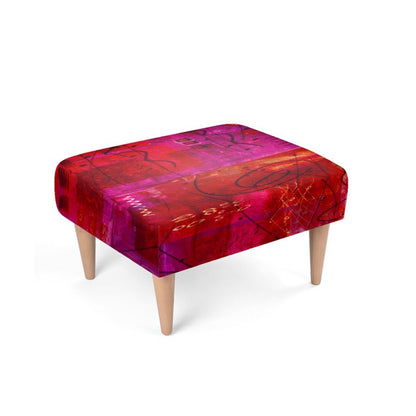 Scarlet Reign Footstool